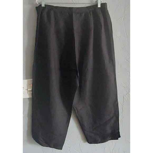 JOY Y PEACE  Set Pant & Blouse, Linen,Rayón, Black Color, Embroidery, Women's 2X - Picture 15 of 16